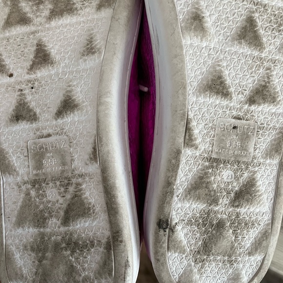 schultz designer metallic tennis shoes brand new worn once too big - Picture 3 of 4